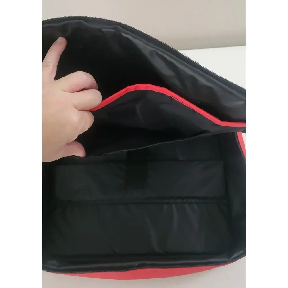Pyrex Portables Insulated Casserole Dish Carrier Red Black Cold Pack Pocket